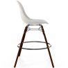 Tabouret de Bar en Velours - Design Scandinave et Pieds en Bois Foncé - Skögur image 7