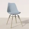 Chaise de Salle à Manger avec Coussin - Design Scandinave et Pieds en Bois - Skögur image 7