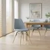 Chaise de Salle à Manger avec Coussin - Design Scandinave et Pieds en Bois - Skögur image 7
