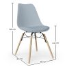 Chaise de Salle à Manger avec Coussin - Design Scandinave et Pieds en Bois - Skögur image 7