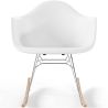 Chaise Berçante - Design Scandinave - Pieds en Bois et Métal - Nordika image 7