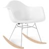 Chaise Berçante - Design Scandinave - Pieds en Bois et Métal - Nordika image 7