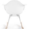Chaise Berçante - Design Scandinave - Pieds en Bois et Métal - Nordika image 7