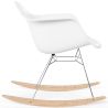 Chaise Berçante - Design Scandinave - Pieds en Bois et Métal - Nordika image 7