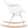 Chaise Berçante - Design Scandinave - Pieds en Bois et Métal - Nordika image 7
