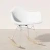 Chaise Berçante - Design Scandinave - Pieds en Bois et Métal - Nordika image 7