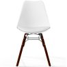Chaise de Salle à Manger avec Coussin - Design Scandinave et Pieds en Bois Foncé - Skögur image 7