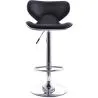 Tabouret de bar pivotant avec dossier - Dossier courbe image 7