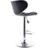 Tabouret de bar pivotant avec dossier - Dossier courbe image 7