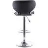 Tabouret de bar pivotant avec dossier - Dossier courbe image 7