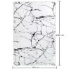 Grand Tapis au Design Moderne Effet Marbre - (290x200 cm) - Calico image 7
