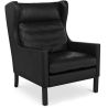 Fauteuil avec accoudoirs - Style rétro - Revêtu de cuir - Michal image 7