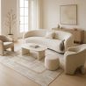 Grand Tapis Design Contemporain et Moderne - Beige (290x200 cm) - Ornate image 7