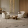 Grand Tapis Design Contemporain et Moderne - Beige (290x200 cm) - Celadon image 7