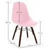 Chaise Enfant - Design Scandinave - Pieds en Bois Foncé - Skögur image 7