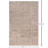Grand Tapis Design Contemporain et Moderne - Beige (290x200 cm) - Rococo image 7