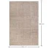 Grand Tapis Design Contemporain et Moderne - Beige (290x200 cm) - Rococo image 7