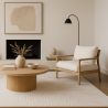 Grand Tapis Design Contemporain et Moderne - Beige (160x230 cm) - Rosella image 7