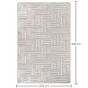 Grand Tapis Design Contemporain et Moderne - Beige (290x200 cm) - Rosella image 7
