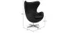 Fauteuil avec Accoudoirs - Revêtu de Similicuir - Design Oeuf - Brave image 7