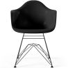 Chaise de Salle à Manger - Design Scandinave et Pieds en Métal Noir - Nordika image 7