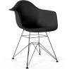 Chaise de Salle à Manger - Design Scandinave et Pieds en Métal Noir - Nordika image 7