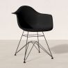 Chaise de Salle à Manger - Design Scandinave et Pieds en Métal Noir - Nordika image 7