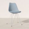 Chaise de Salle à Manger avec Coussin - Design Scandinave et Pieds en Métal Noir - Skögur image 7