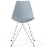 Chaise de Salle à Manger avec Coussin - Design Scandinave et Pieds en Métal Noir - Skögur image 7