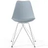 Chaise de Salle à Manger avec Coussin - Design Scandinave et Pieds en Métal - Skögur image 7