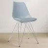 Chaise de Salle à Manger avec Coussin - Design Scandinave et Pieds en Métal - Skögur image 7