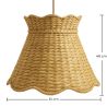 Lampe de Plafond en Rotin – Lampe Suspendue Style Naturel – Tyna image 7