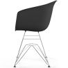 Chaise de Salle à Manger - Design Scandinave - Pieds Chromés - Polin image 7