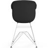 Chaise de Salle à Manger - Design Scandinave - Pieds Chromés - Polin image 7