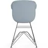Chaise de Salle à Manger - Design Scandinave - Pieds Noirs - Polin image 7