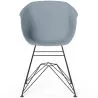 Chaise de Salle à Manger - Design Scandinave - Pieds Noirs - Polin image 7
