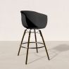 Tabouret de Bar - Design Scandinave - Pieds en Bois Foncé - Pirela image 7