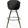 Tabouret de Bar - Design Scandinave - Pieds en Bois Foncé - Pirela image 7