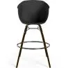 Tabouret de Bar - Design Scandinave - Pieds en Bois Foncé - Pirela image 7