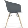 Chaise de Salle à Manger - Design Scandinave - Pieds en Bois Naturel - Polin image 7
