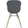 Chaise de Salle à Manger - Design Scandinave - Pieds en Bois Naturel - Polin image 7