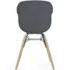 Chaise de Salle à Manger - Design Scandinave - Pieds en Bois Naturel - Polin image 7