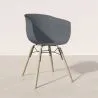 Chaise de Salle à Manger - Design Scandinave - Pieds en Bois Naturel - Polin image 7