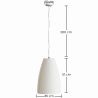 Suspension - Design minimaliste - Finition effet pierre - Sinur I image 7