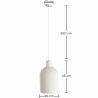 Suspension - Design minimaliste - Finition effet pierre - Sinur II image 7