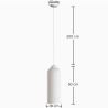 Suspension - Design minimaliste - Finition effet pierre - Sinur III image 7