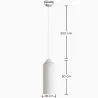 Suspension - Design minimaliste - Finition effet pierre - Sinur III image 7