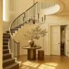 Suspension Métallique Style Chandelier Noir Mat – 6 Bras - Lumella image 7