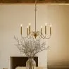 Suspension dorée à 6 bras – Style chandelier moderne en métal - Vintessa image 7