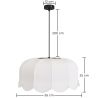Suspension lampe Beige en lin – Style naturel et intemporel – Deral image 7